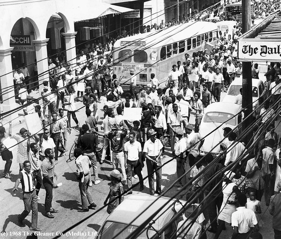 Kingston during the Walter Rodney Riots, October, 1968