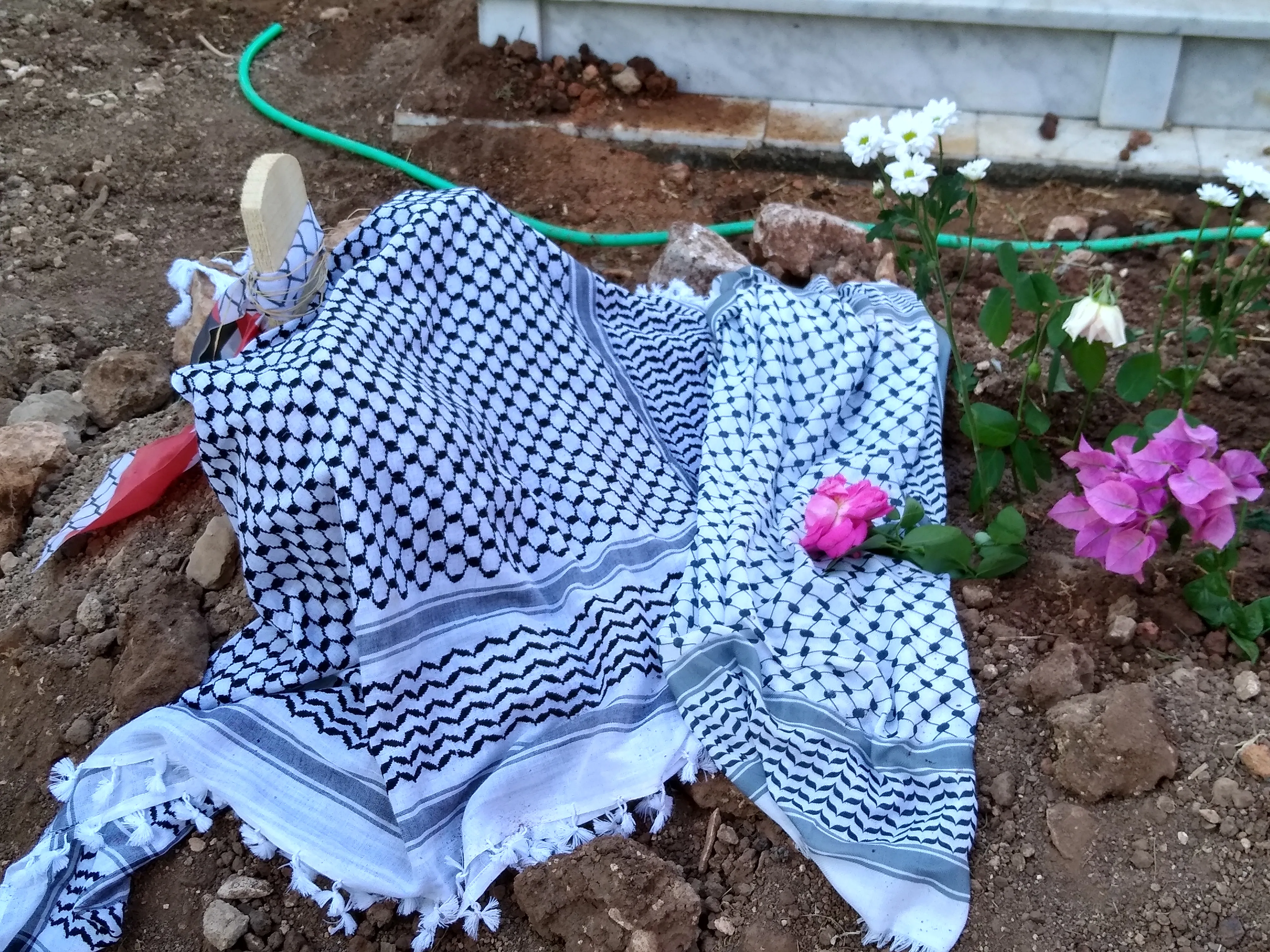 Ayşenur's grave in Didim Turkiye, after she was buried.